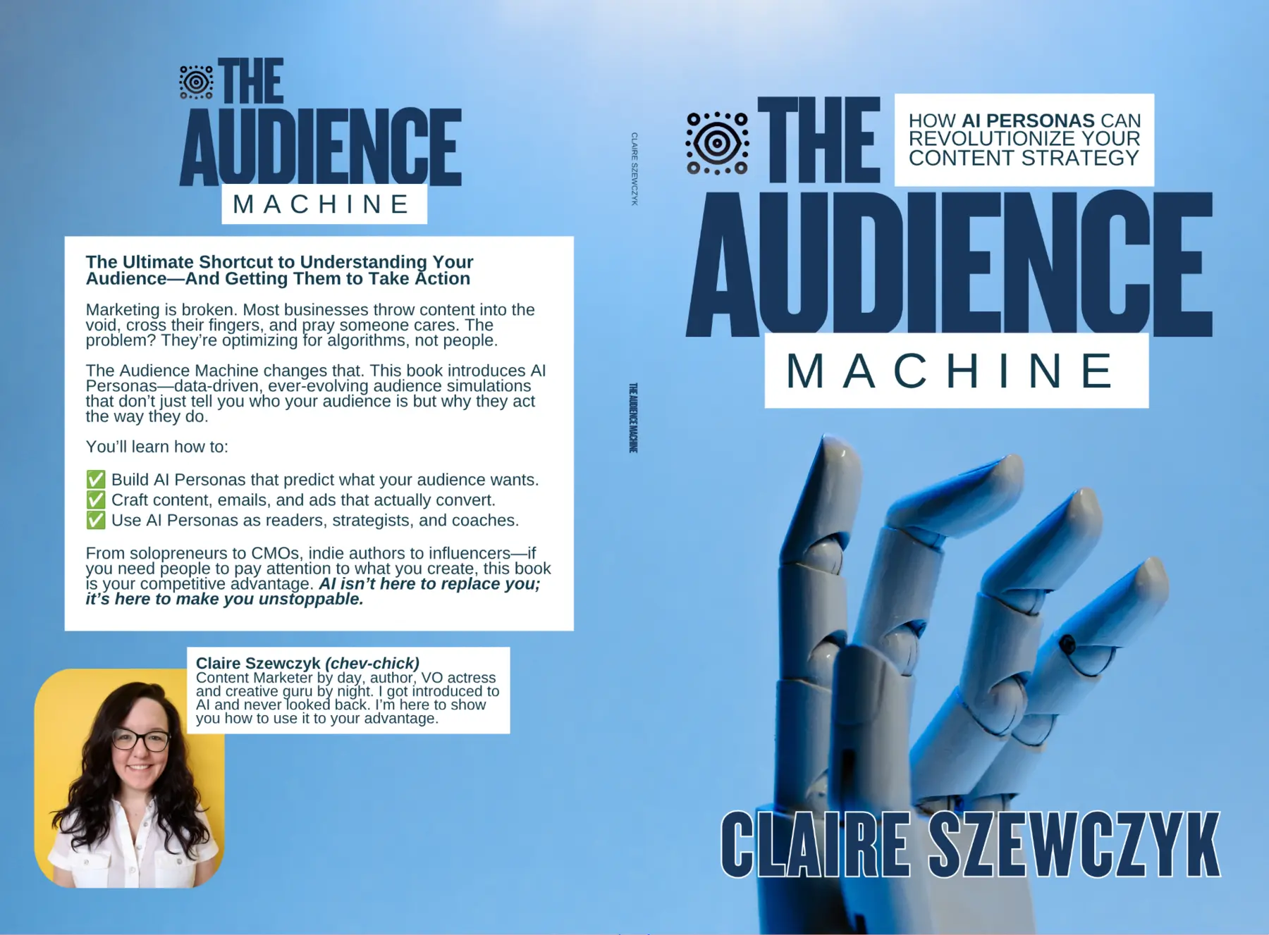 Front and back cover of The Audience Machine