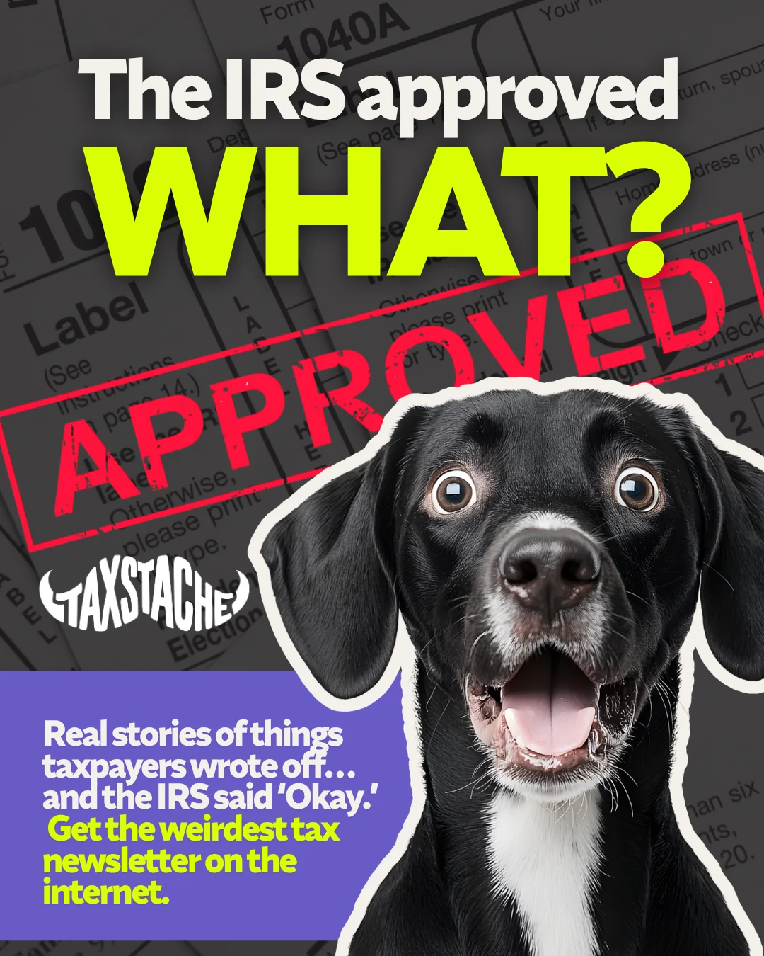 The IRS approved WHAT?