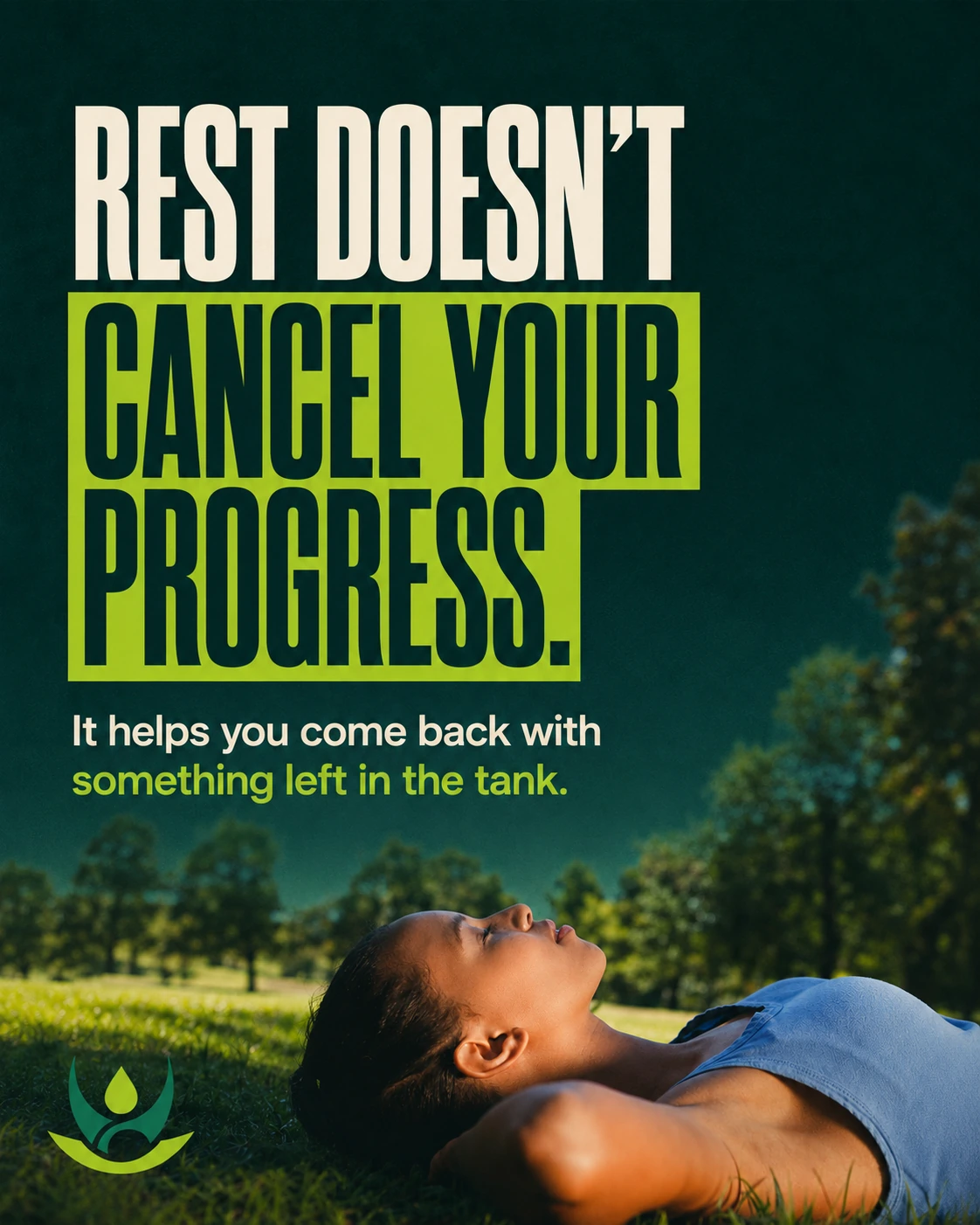 Rest and recovery wellness social carousel, slide 3 of 5